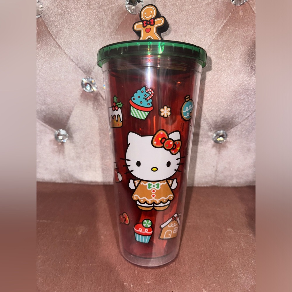 Hello Kitty Gingerbread Christmas Tumbler 24 oz